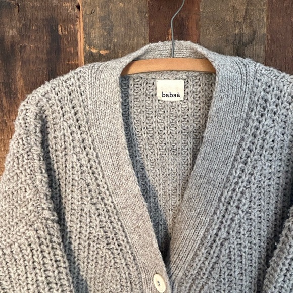 Babaa No 19 in Mist cardigan - Picture 3 of 3